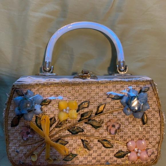 Vintage Wicker handbag - Picture 7 of 9